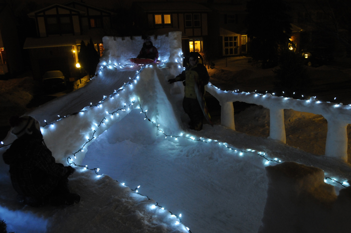 Junkyard Symphony's Super Snow Slide